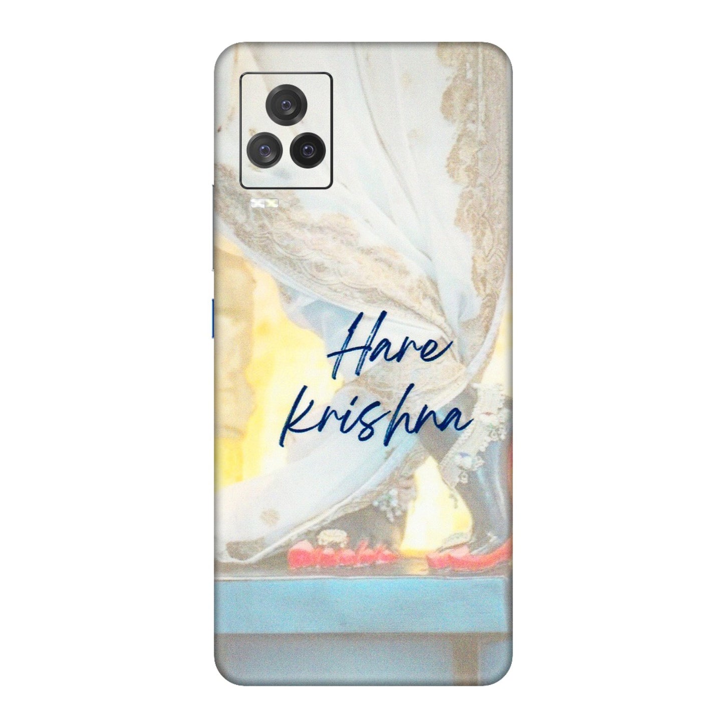 IQOO Phone Skins (All Models) - Hare Krishna - 3D Embossed Finish (L-03) IQOO 7 Legend