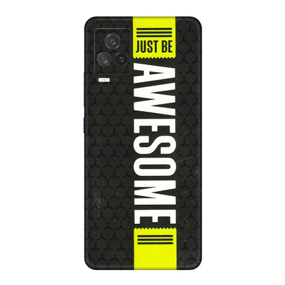 IQOO Phone Skins (All Models) - Just Be Awesome - 3D Embossed Finish (L-101) IQOO 7 Legend