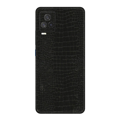 IQOO Phone Skins (All Models) - Snake Leather Black - 3D Embossed Finish (L-107) IQOO 7 Legend