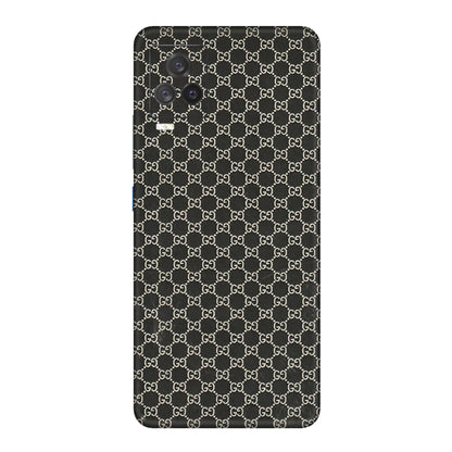 IQOO Phone Skins (All Models) - Black G Print - 3D Embossed Finish (L-109) IQOO 7 Legend