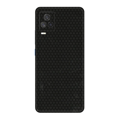 IQOO Phone Skins (All Models) - Black honeycomb - 3D Embossed Finish (L-114) IQOO 7 Legend