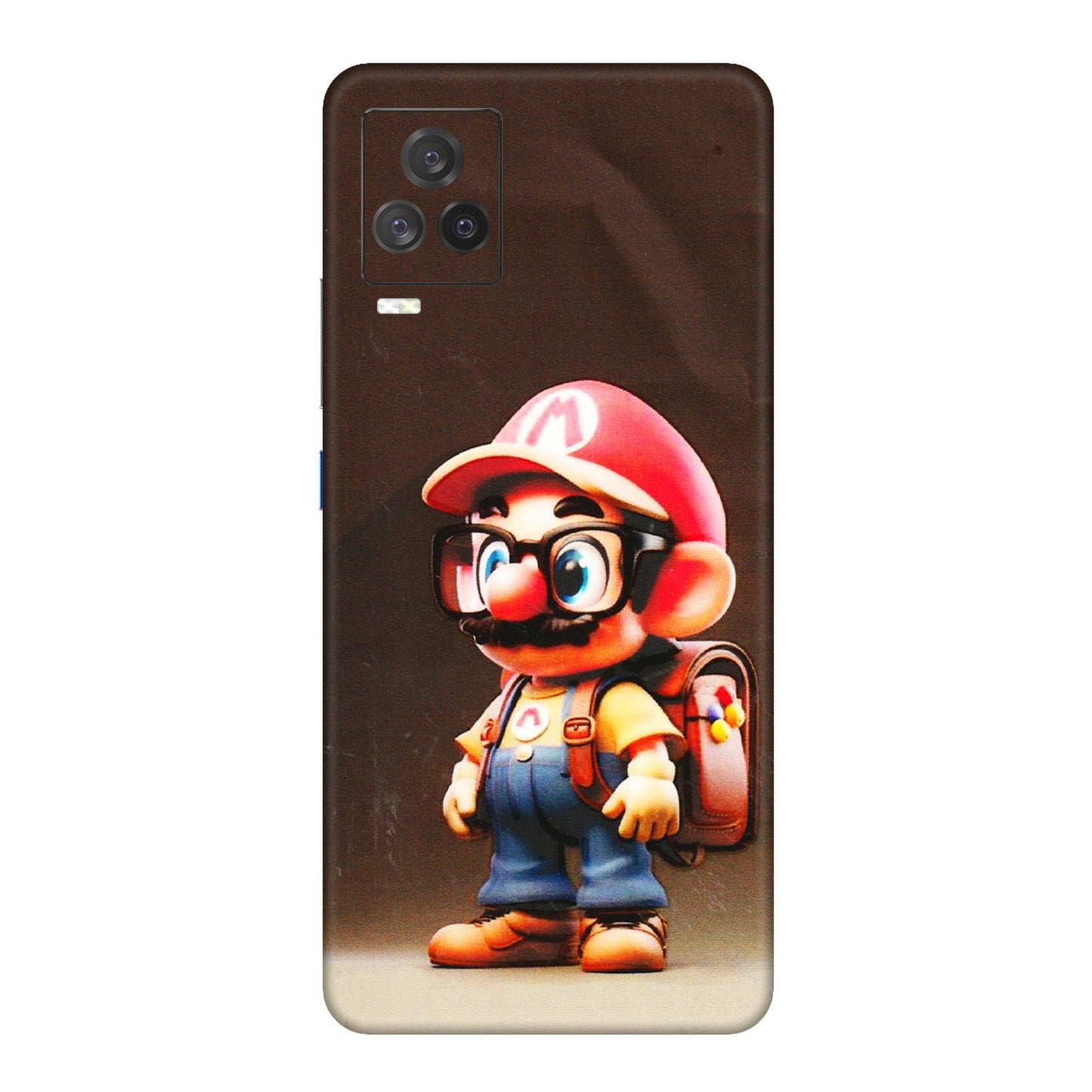 IQOO Phone Skins (All Models) - Little Mario - 3D Embossed Finish (L-119) IQOO 7 Legend