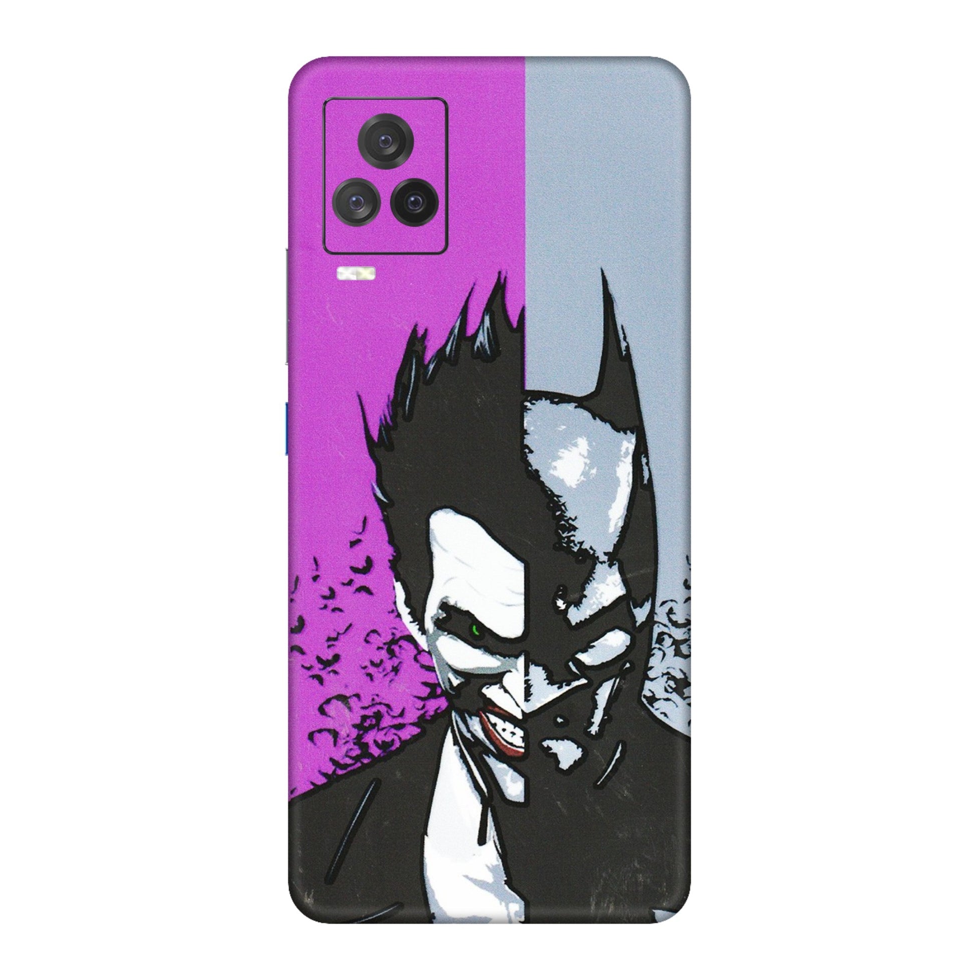 IQOO Phone Skins (All Models) - Batman & Joker - 3D Embossed Finish (L-143) IQOO 7 Legend