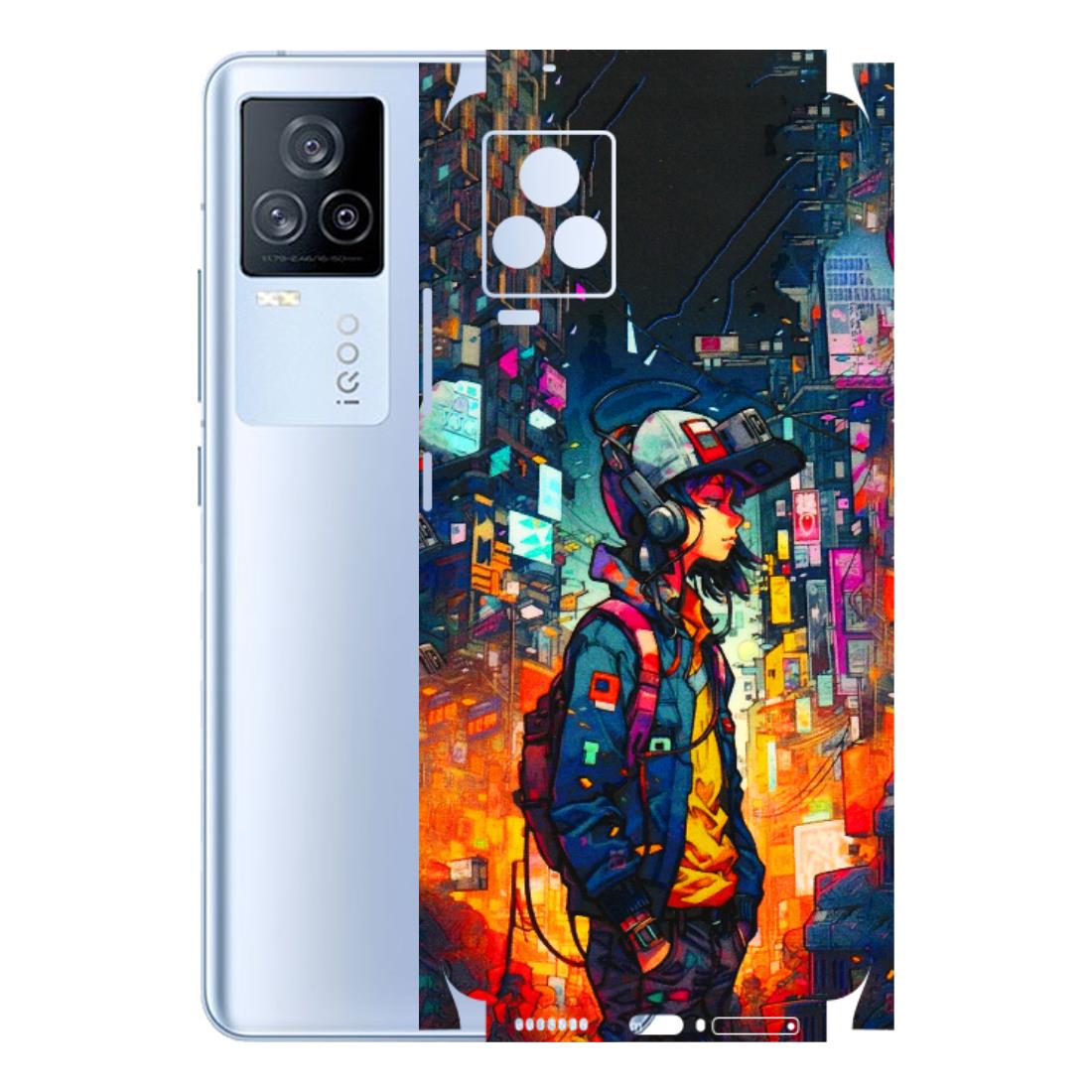 IQOO Phone Skins (All Models) - Street Anime Guy - 3D Embossed Finish (L-158) IQOO 7 Legend