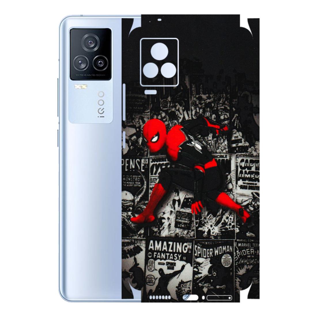 IQOO Phone Skins (All Models) - SpiderMan New - 3D Embossed Finish (L-162) IQOO 7 Legend
