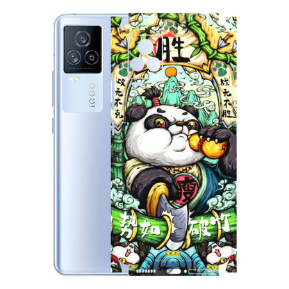 IQOO Phone Skins (All Models) - Royal Rich Panda - 3D Embossed Finish (L-170) IQOO 7 Legend
