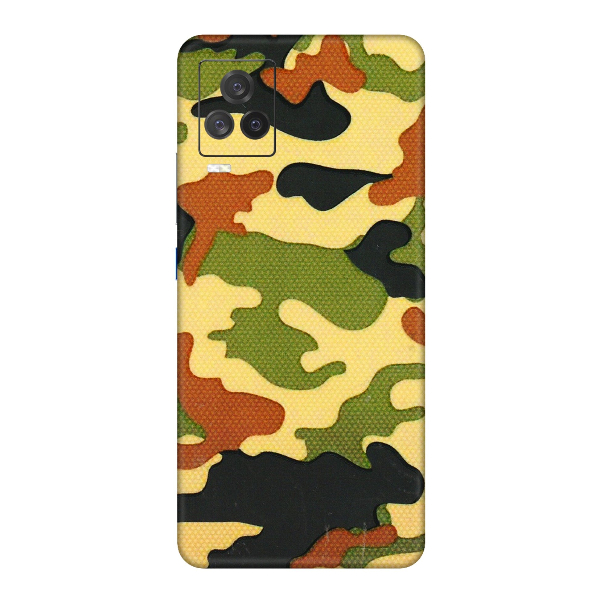 IQOO Phone Skins (All Models) - Indian Military - 3D Embossed Finish (L-234) IQOO 7 Legend
