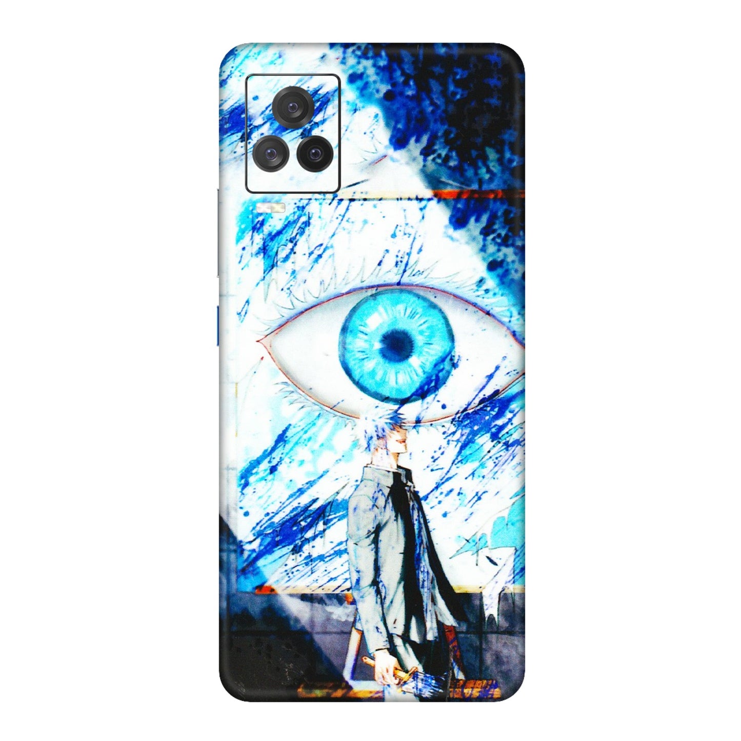 IQOO Phone Skins (All Models) - Gojo Satoru evil eye - 3D Embossed Finish (L-239) IQOO 7 Legend