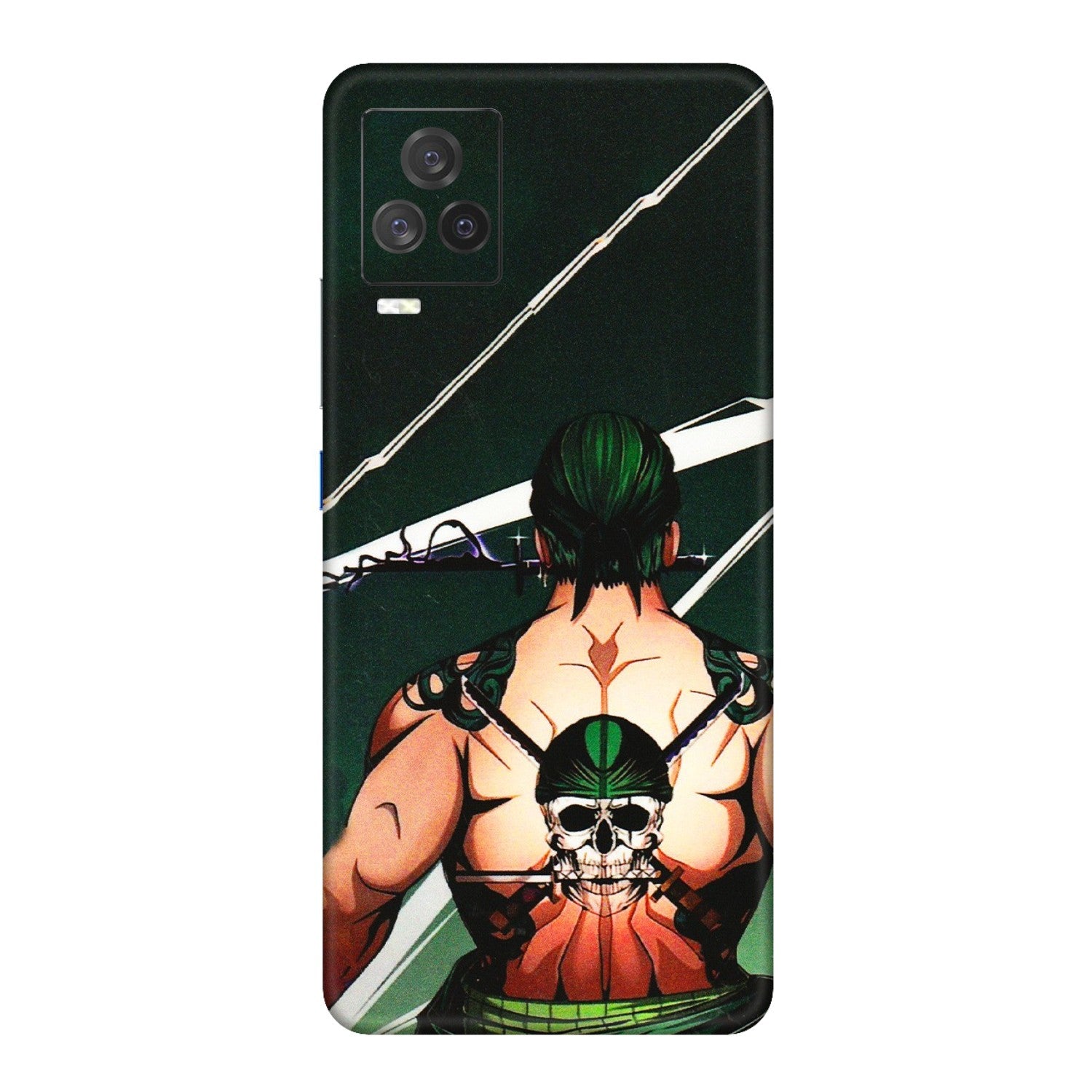 IQOO Phone Skins (All Models) - Zoro Anime - 3D Embossed Finish (L-23) IQOO 7 Legend