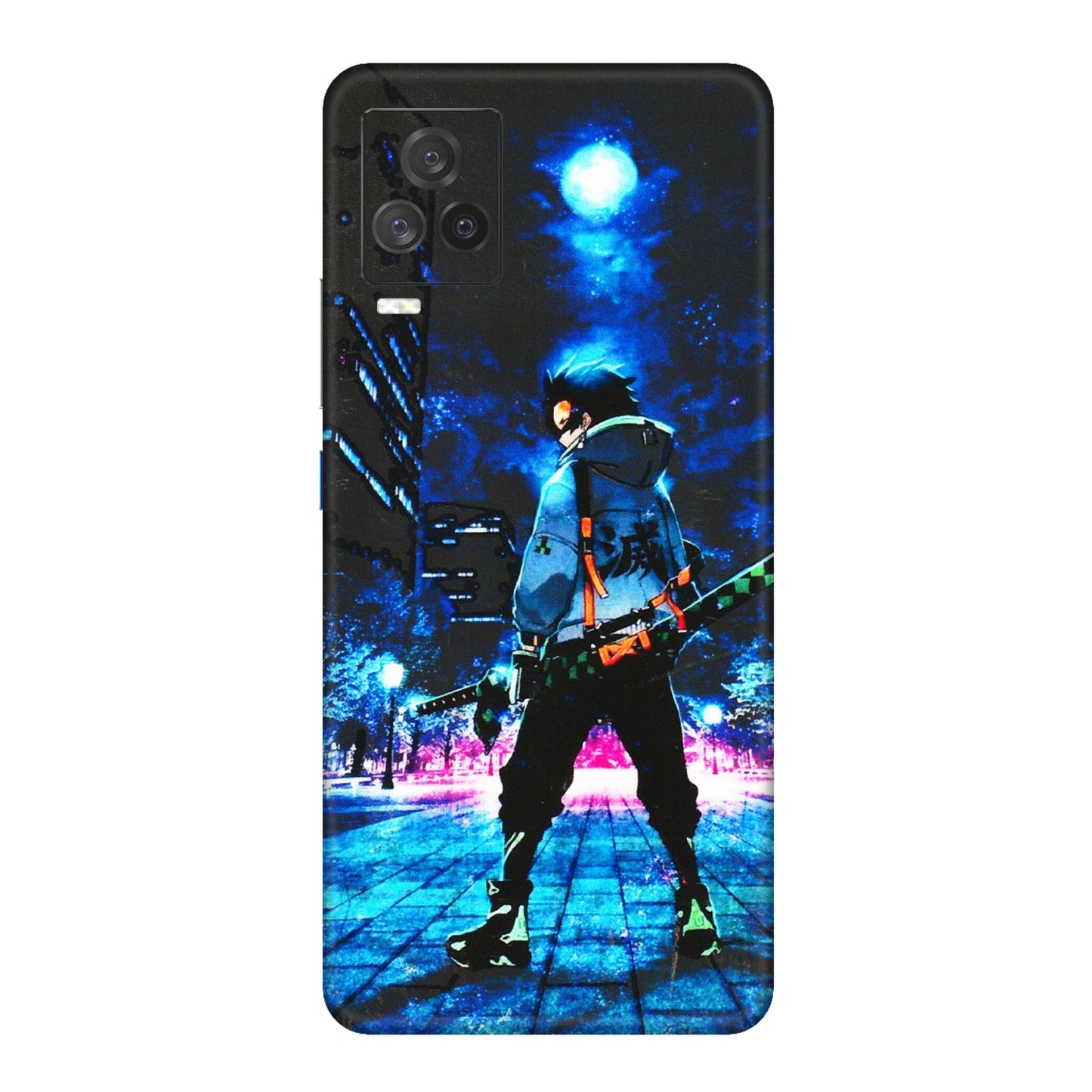 IQOO Phone Skins (All Models) - Demon Slayer Sword - 3D Embossed Finish (L-247) IQOO 7 Legend