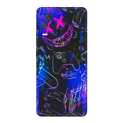IQOO Phone Skins (All Models) - Gamers Paradise - 3D Embossed Finish (L-258) IQOO 7 Legend