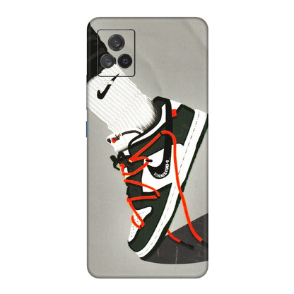 IQOO Phone Skins (All Models) - New Grey Sneaker - 3D Embossed Finish (L-261) IQOO 7 Legend
