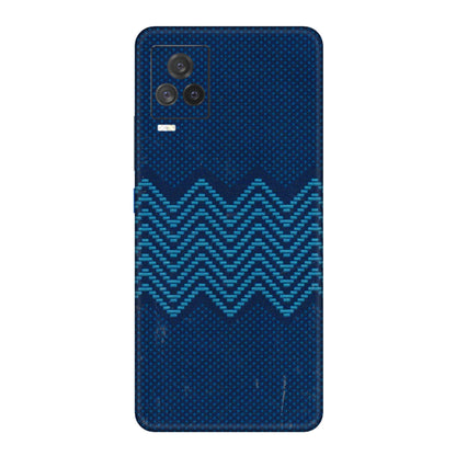 IQOO Phone Skins (All Models) - Blue Sober Waves - 3D Embossed Finish (L-306) IQOO 7 Legend
