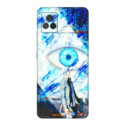 IQOO Phone Skins (All Models) - Anime Sea Blue Eye - 3D Embossed Finish (L-318) IQOO 7 Legend