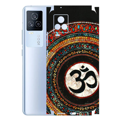 IQOO Phone Skins (All Models) - Aum Chant Abstract - 3D Embossed Finish (L-42) IQOO 7 Legend