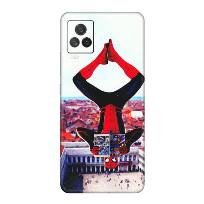 IQOO Phone Skins (All Models) - Spiderman Hanging - 3D Embossed Finish (L-53) IQOO 7 Legend