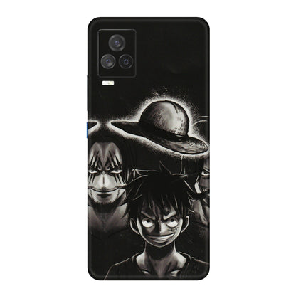 IQOO Phone Skins (All Models) - Black Luffy Hat - 3D Embossed Finish (L-57) IQOO 7 Legend