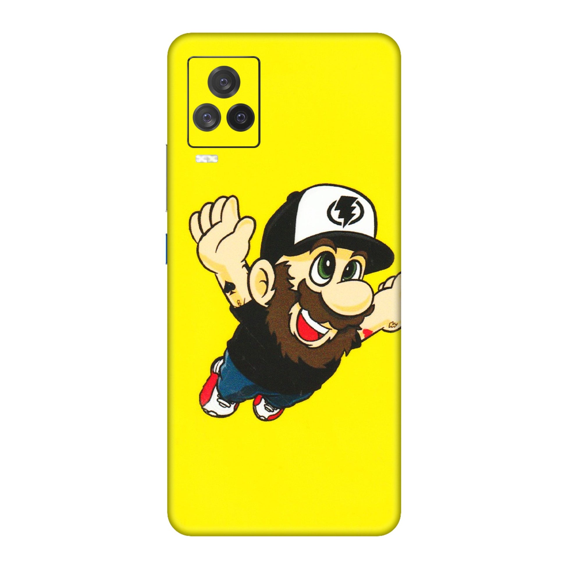 IQOO Phone Skins (All Models) - Flying Beardo - 3D Embossed Finish (L-60) IQOO 7 Legend