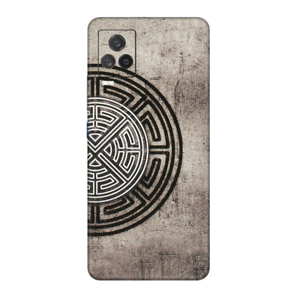 IQOO Phone Skins (All Models) - Mysterious Circular Design - 3D Embossed Finish (L-63) IQOO 7 Legend