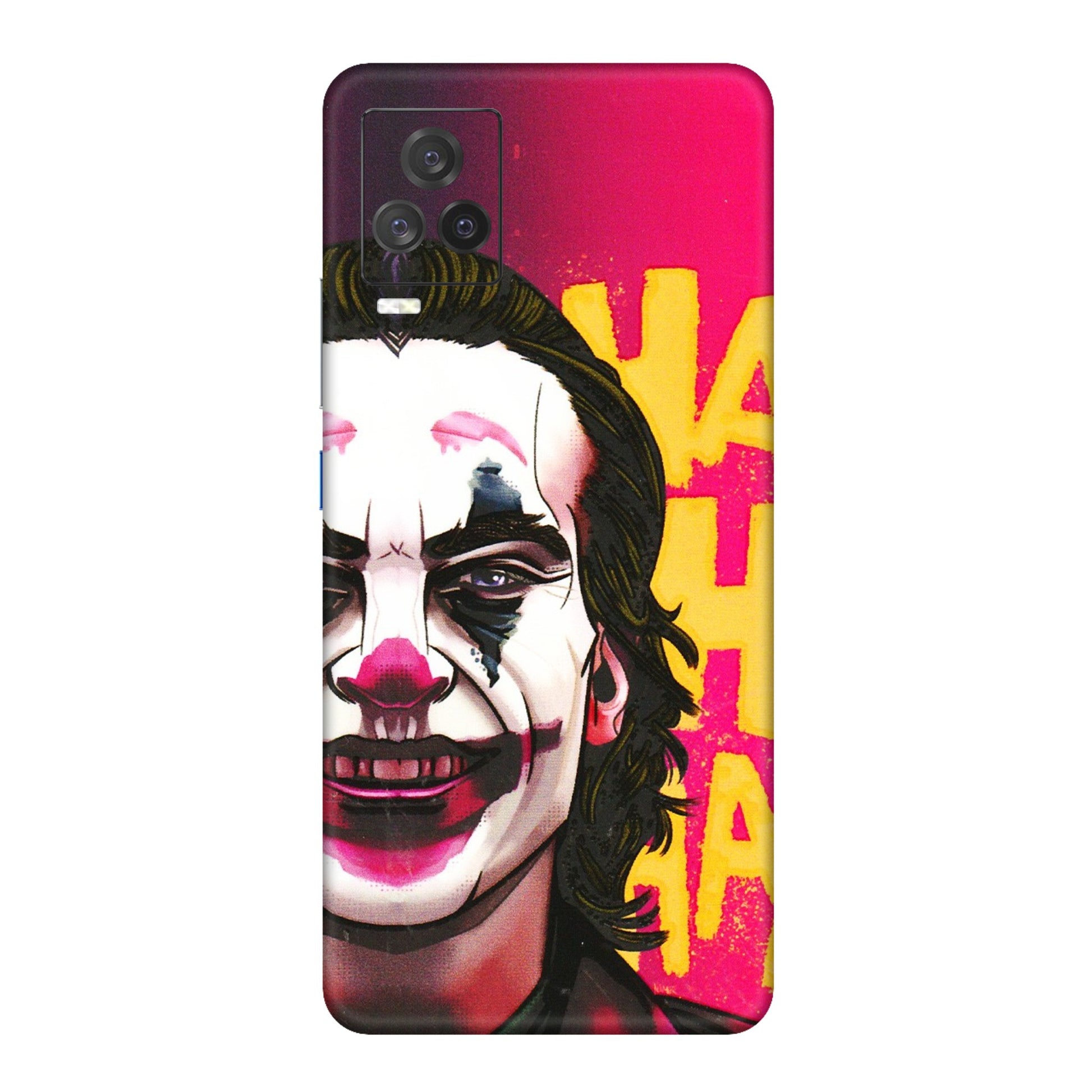 IQOO Phone Skins (All Models) - Joker Evil Laugh - 3D Embossed Finish (L-97) IQOO 7 Legend