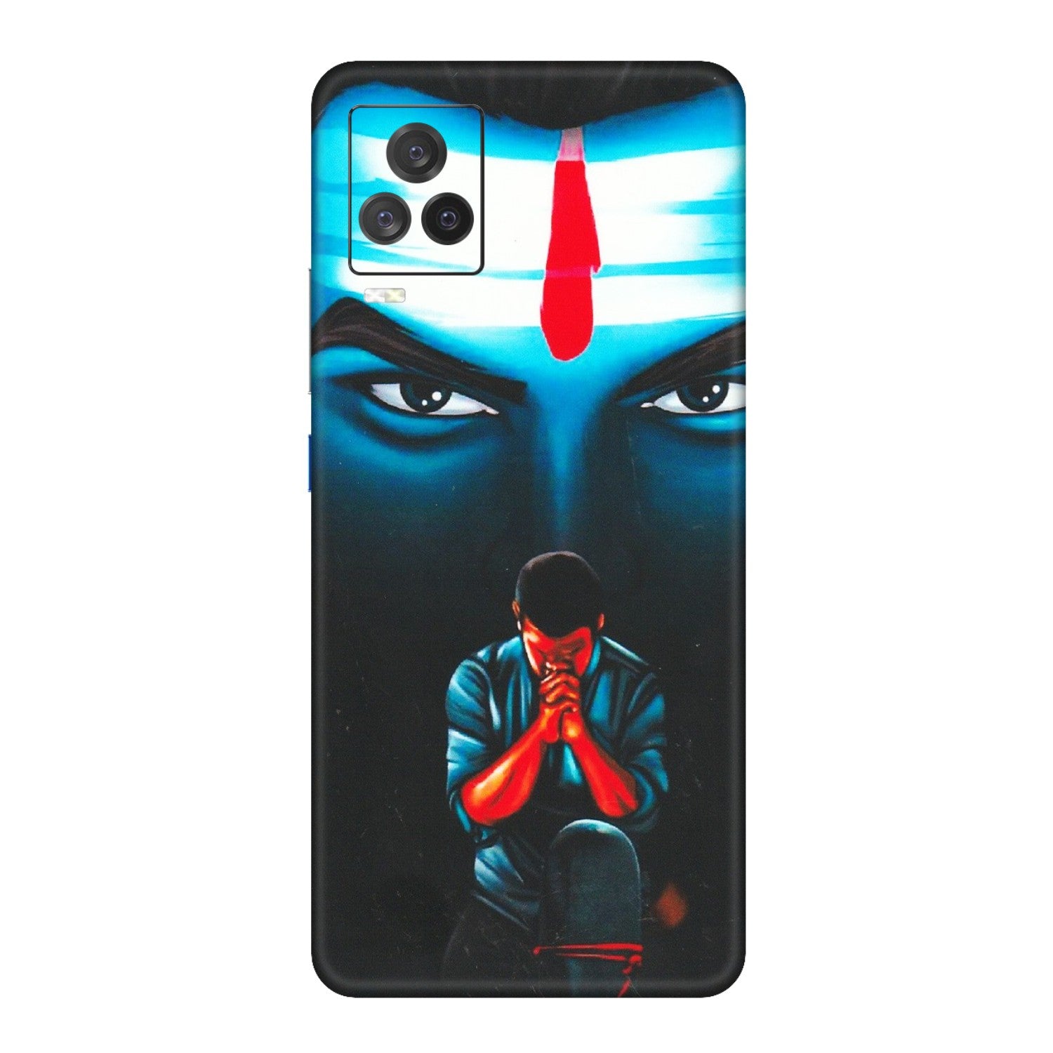IQOO Phone Skins (All Models) - Mahakal Bhakt - Matte Finish (M-112) IQOO 7 Legend