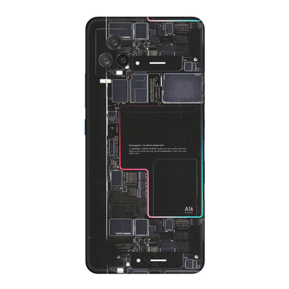 IQOO Phone Skins (All Models) - Motherboard Circuit Layout - Matte Finish (M-117) IQOO 7 Legend