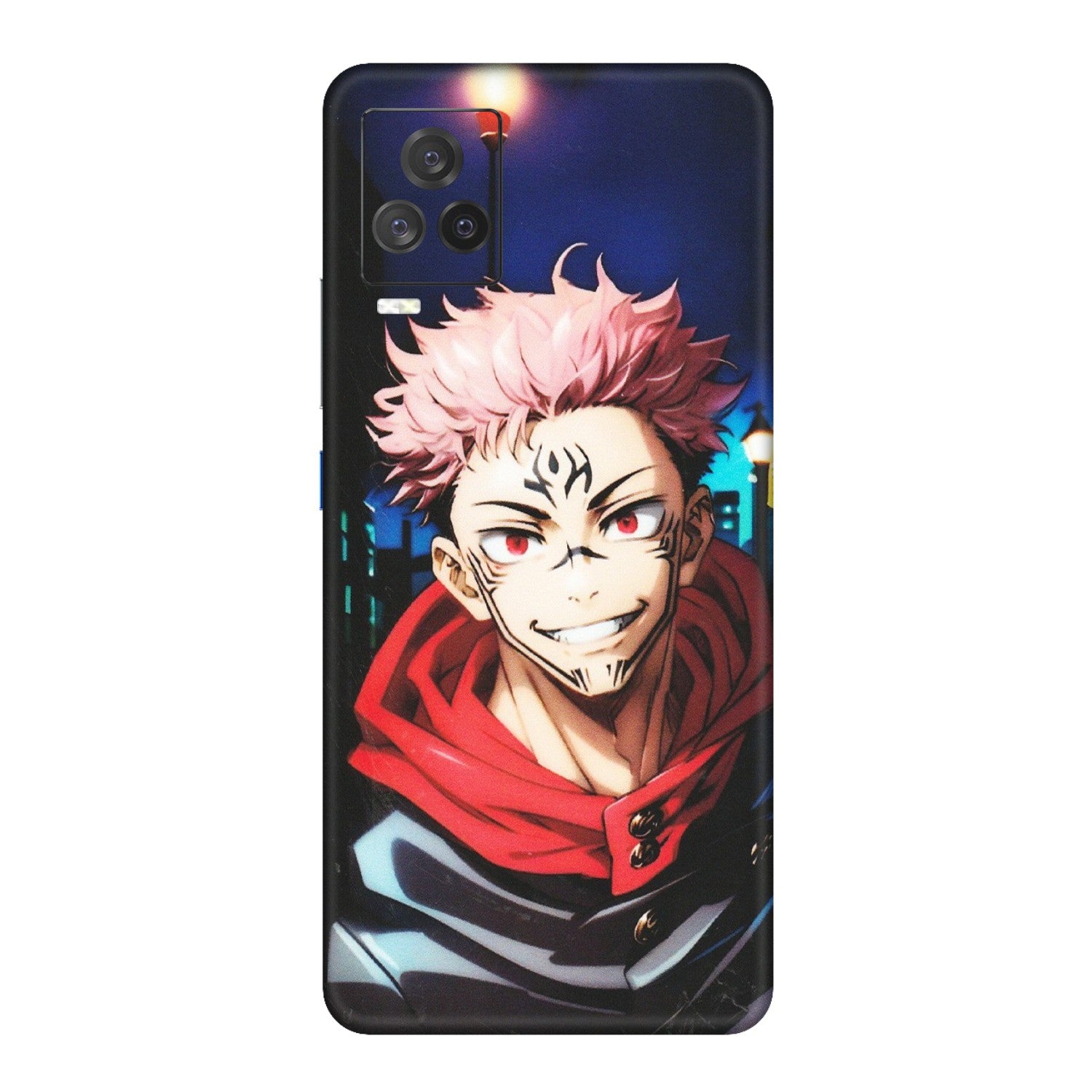 IQOO Phone Skins (All Models) - Yuji Itadori Funny Face Anime - Matte Finish (M-152) IQOO 7 Legend