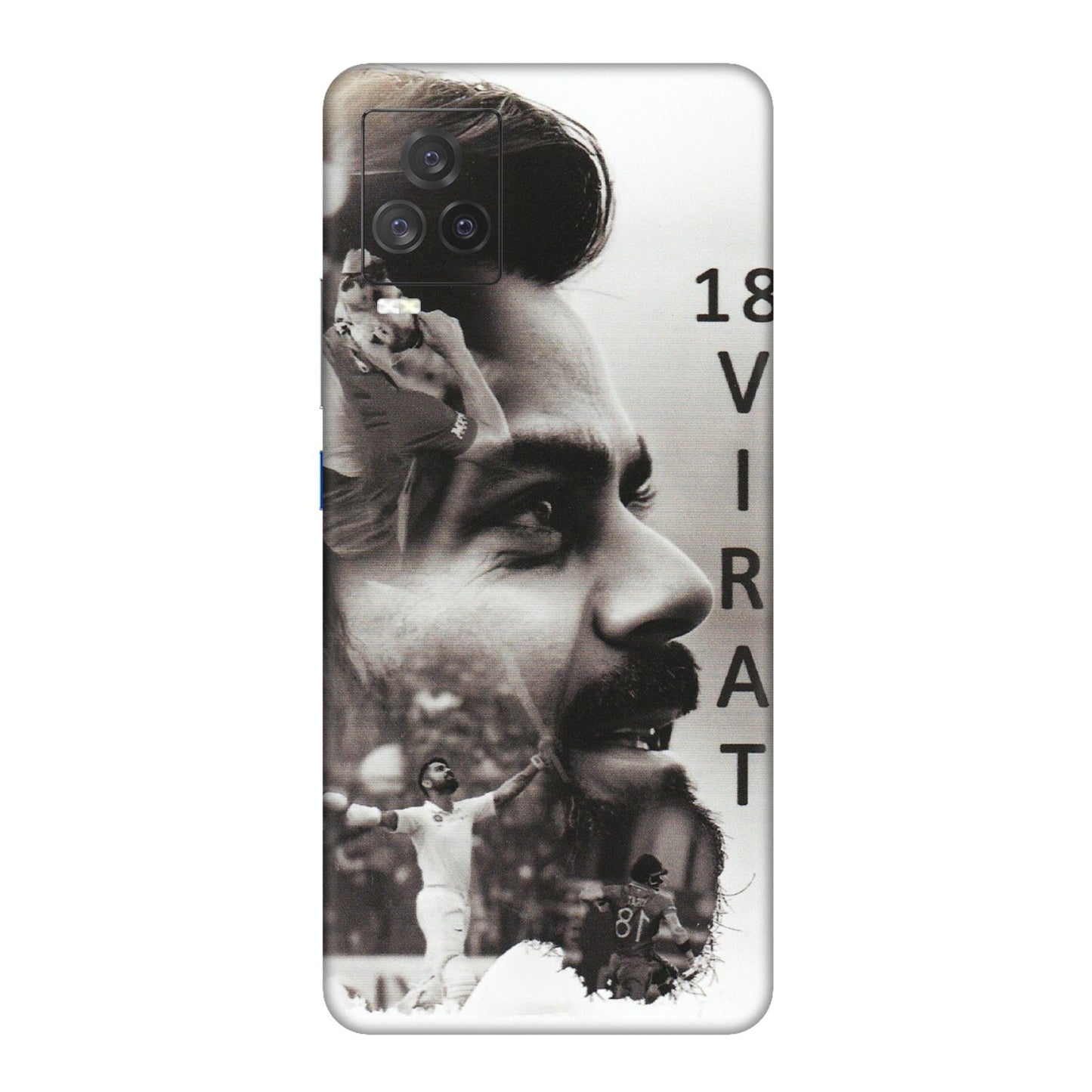 IQOO Phone Skins (All Models) - Virat Kohli Cricketer - Matte Finish (M-163) IQOO 7 Legend