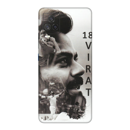 IQOO Phone Skins (All Models) - Virat Kohli Cricketer - Matte Finish (M-163) IQOO 7 Legend