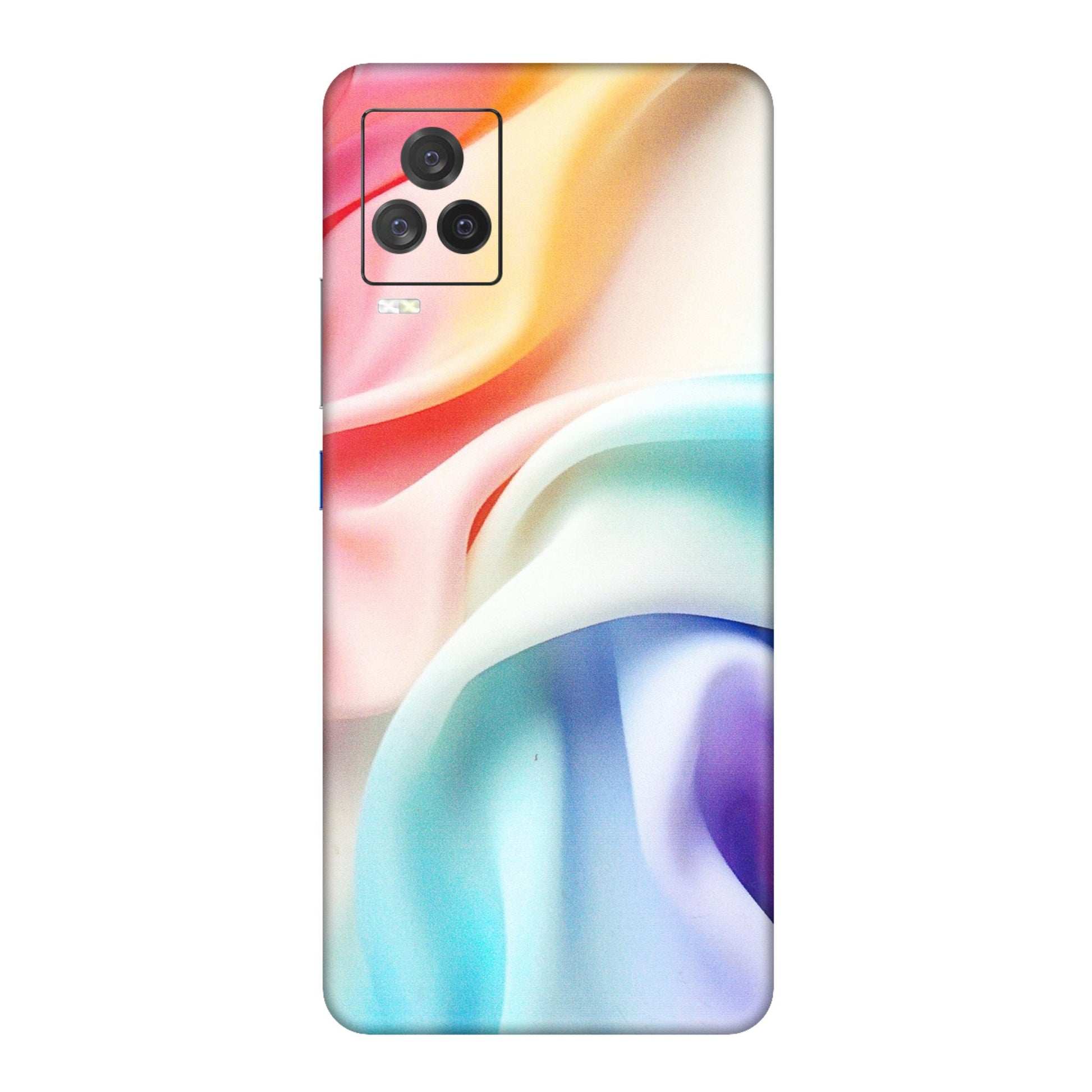 IQOO Phone Skins (All Models) - Colourful Silk Cloth - Matte Finish (M-165) IQOO 7 Legend
