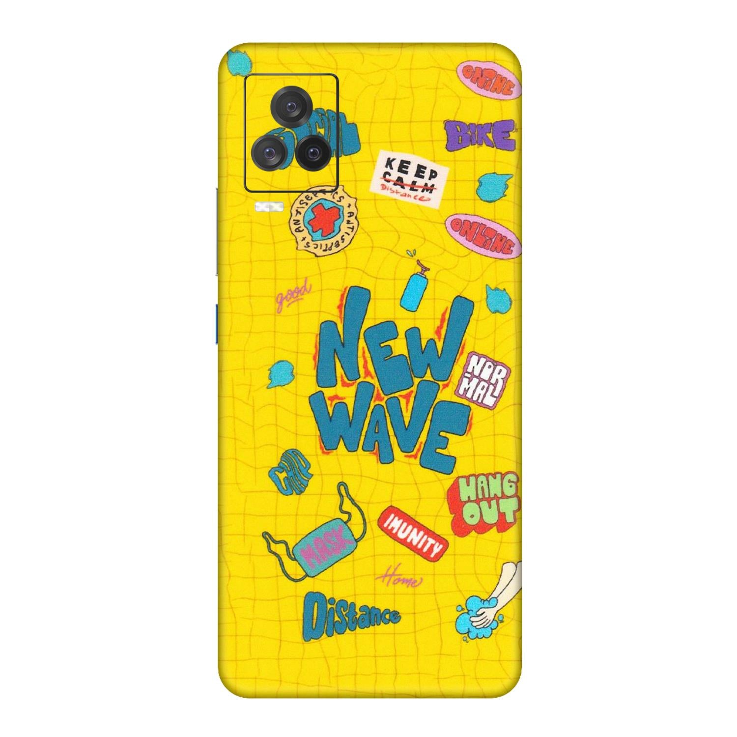 IQOO Phone Skins (All Models) - New Wave Life - Matte Finish (M-17) IQOO 7 Legend