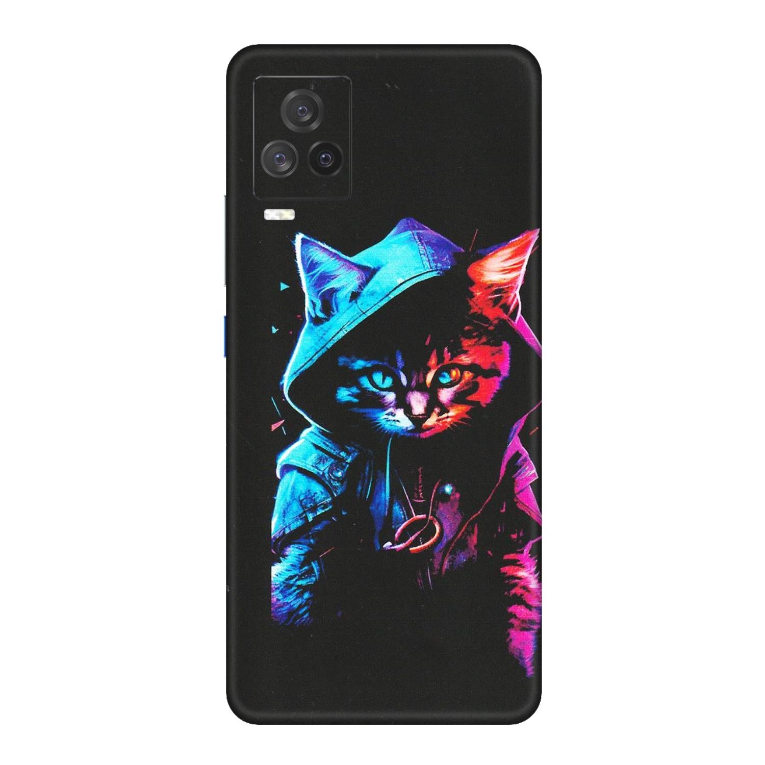 IQOO Phone Skins (All Models) - Cyberpunk Cat - Matte Finish (M-45) IQOO 7 Legend
