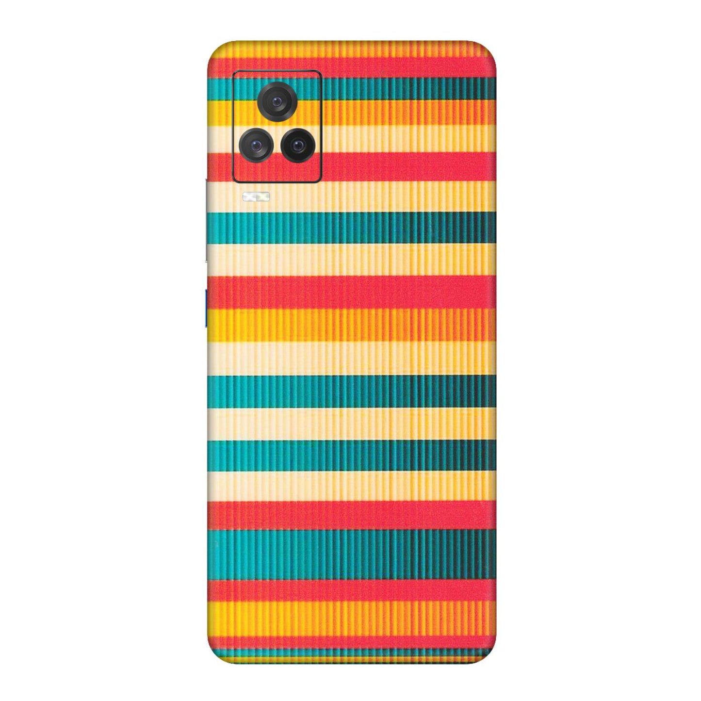 IQOO Phone Skins (All Models) - Colourful Stripes Soothing Effect - Matte Finish (M-86) IQOO 7 Legend