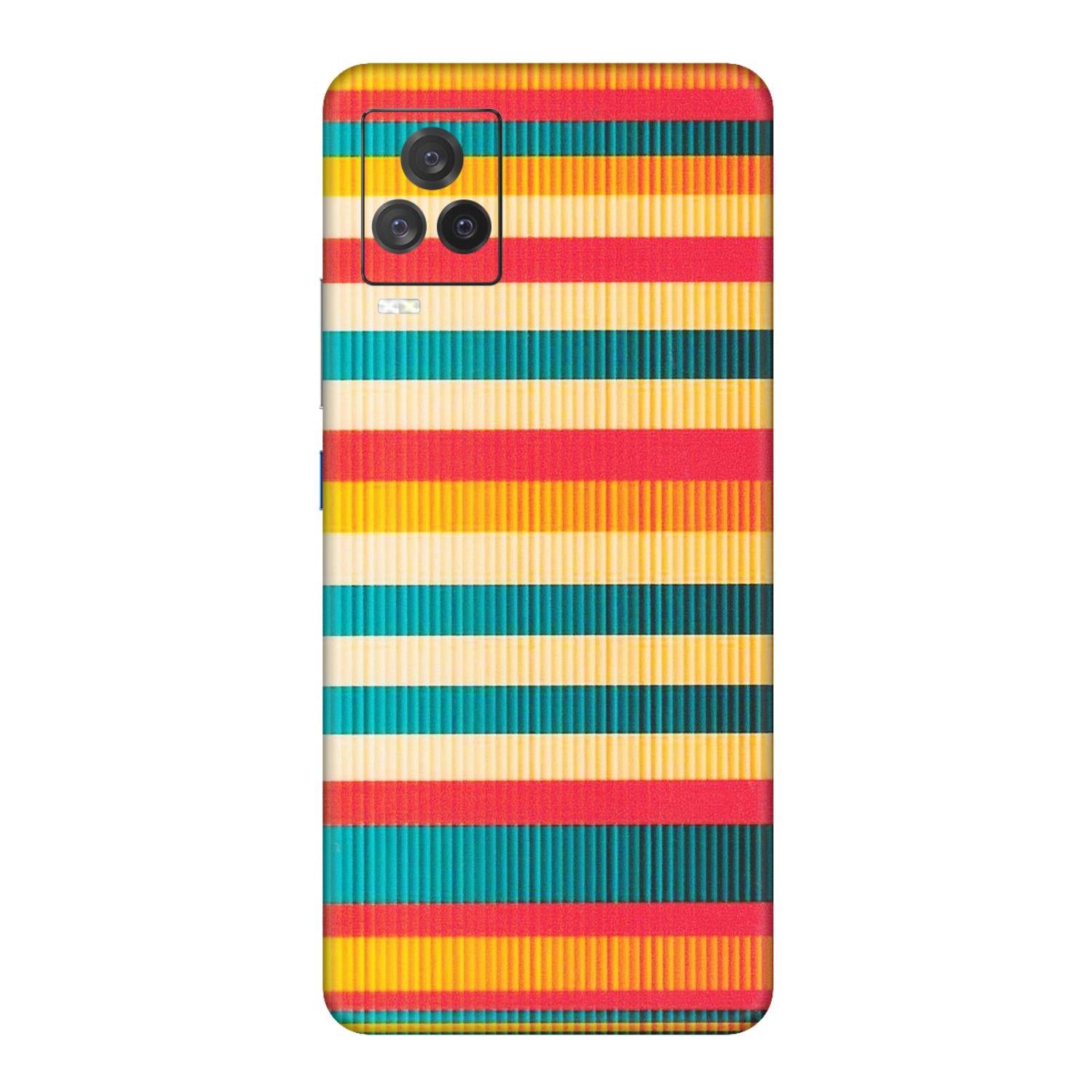 IQOO Phone Skins (All Models) - Colourful Stripes Soothing Effect - Matte Finish (M-86) IQOO 7 Legend