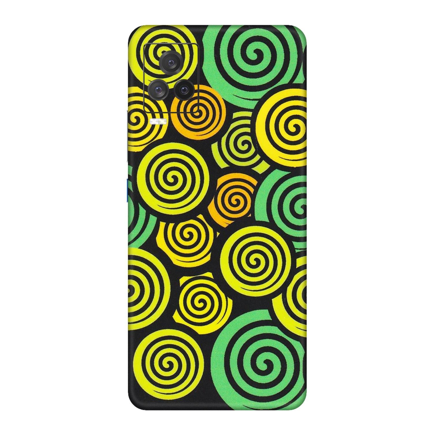 IQOO Phone Skins (All Models) - Crazy Spiral - Matte Finish (M-91) IQOO 7 Legend