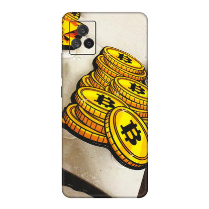 IQOO Phone Skins (All Models) - Billionaire Bitcoin Collection - Matte Finish (M-92) IQOO 7 Legend