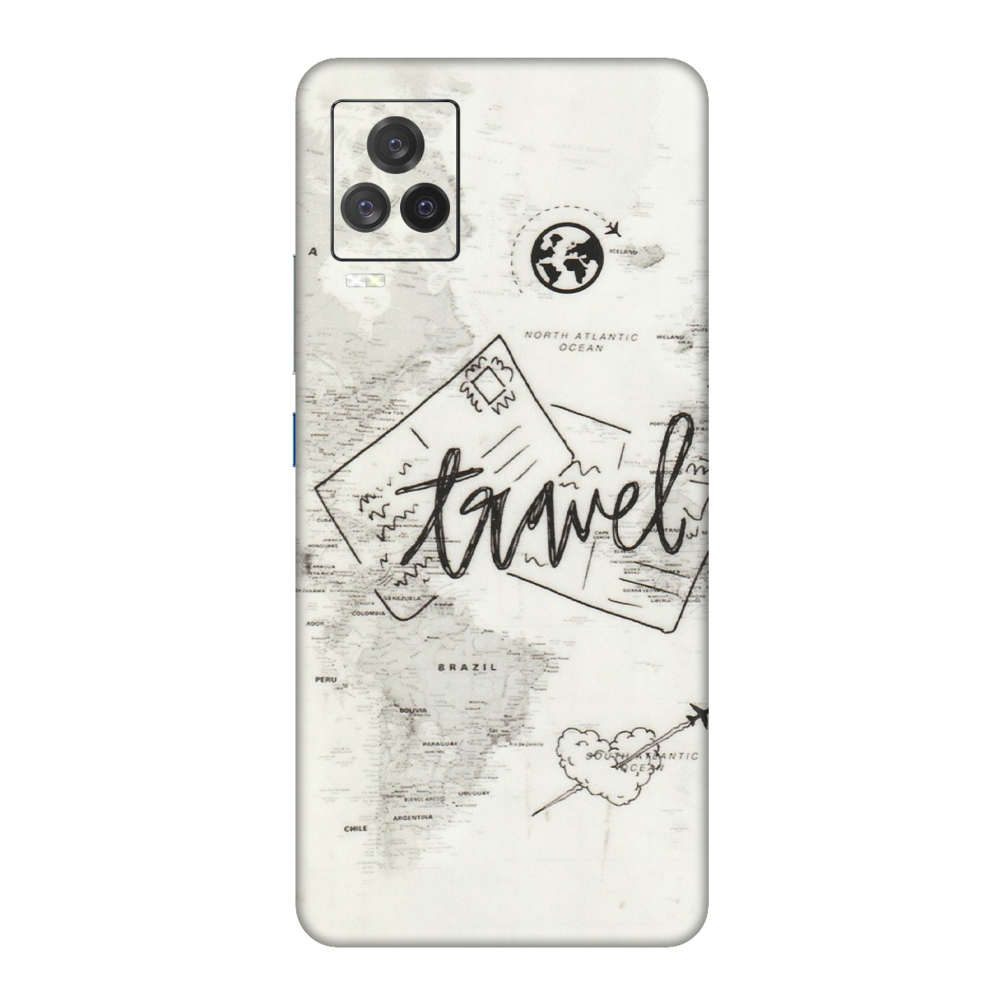 IQOO Phone Skins (All Models) - Travel Ticket - Transparent Finish (T-06) IQOO 7 Legend