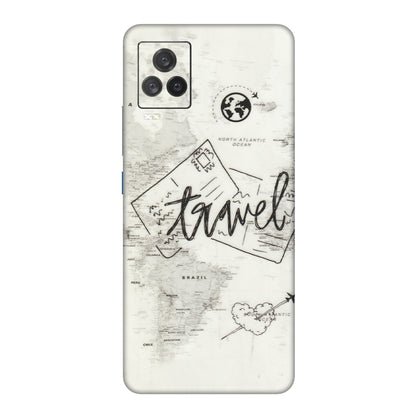IQOO Phone Skins (All Models) - Travel Ticket - Transparent Finish (T-06) IQOO 7 Legend