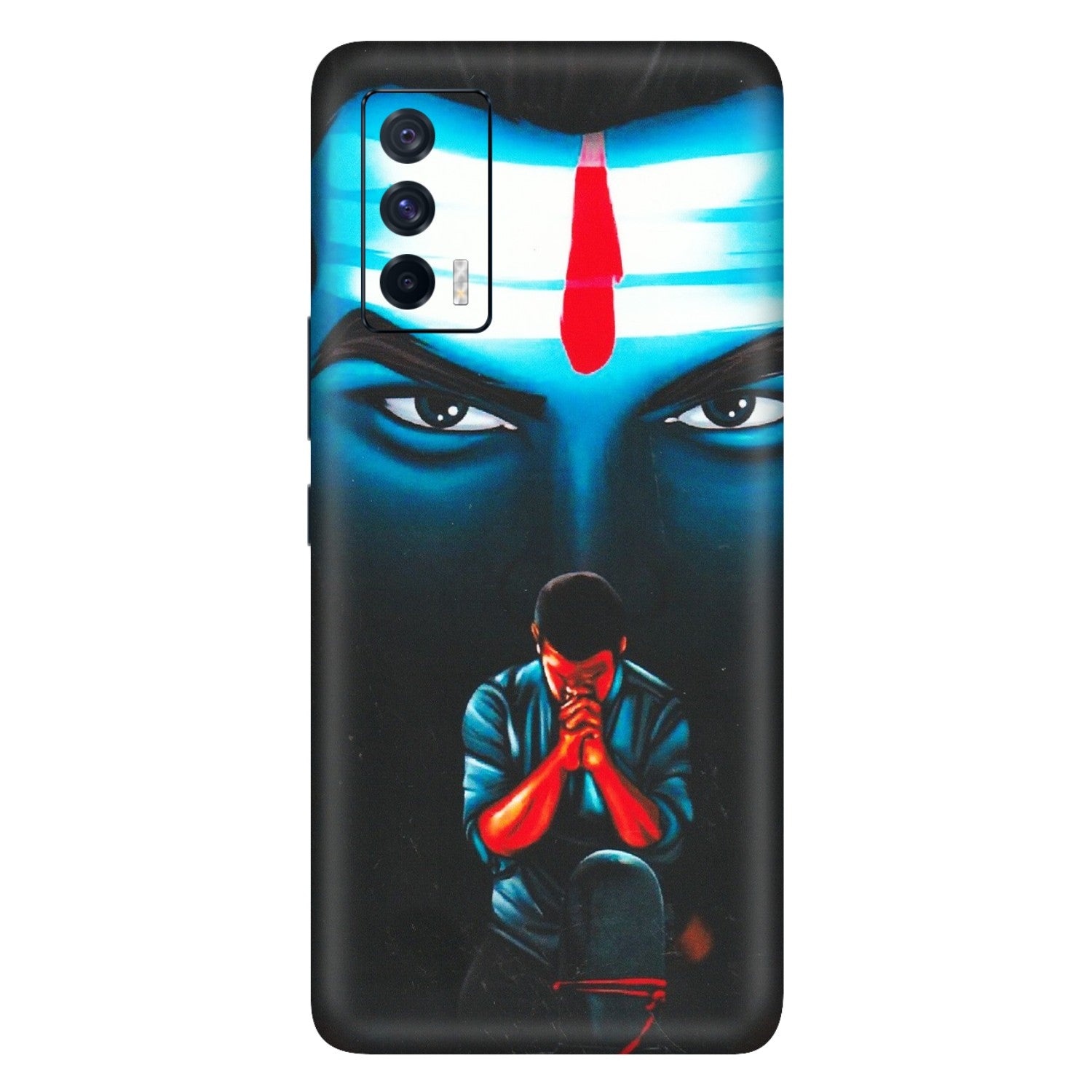 IQOO Phone Skins (All Models) - Mahakal Bhakt - Matte Finish (M-112) IQOO 7