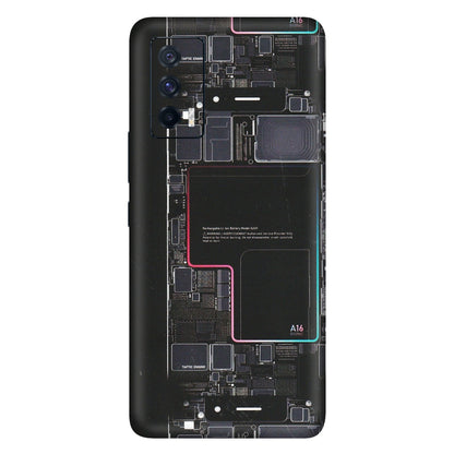 IQOO Phone Skins (All Models) - Motherboard Circuit Layout - Matte Finish (M-117) IQOO 7