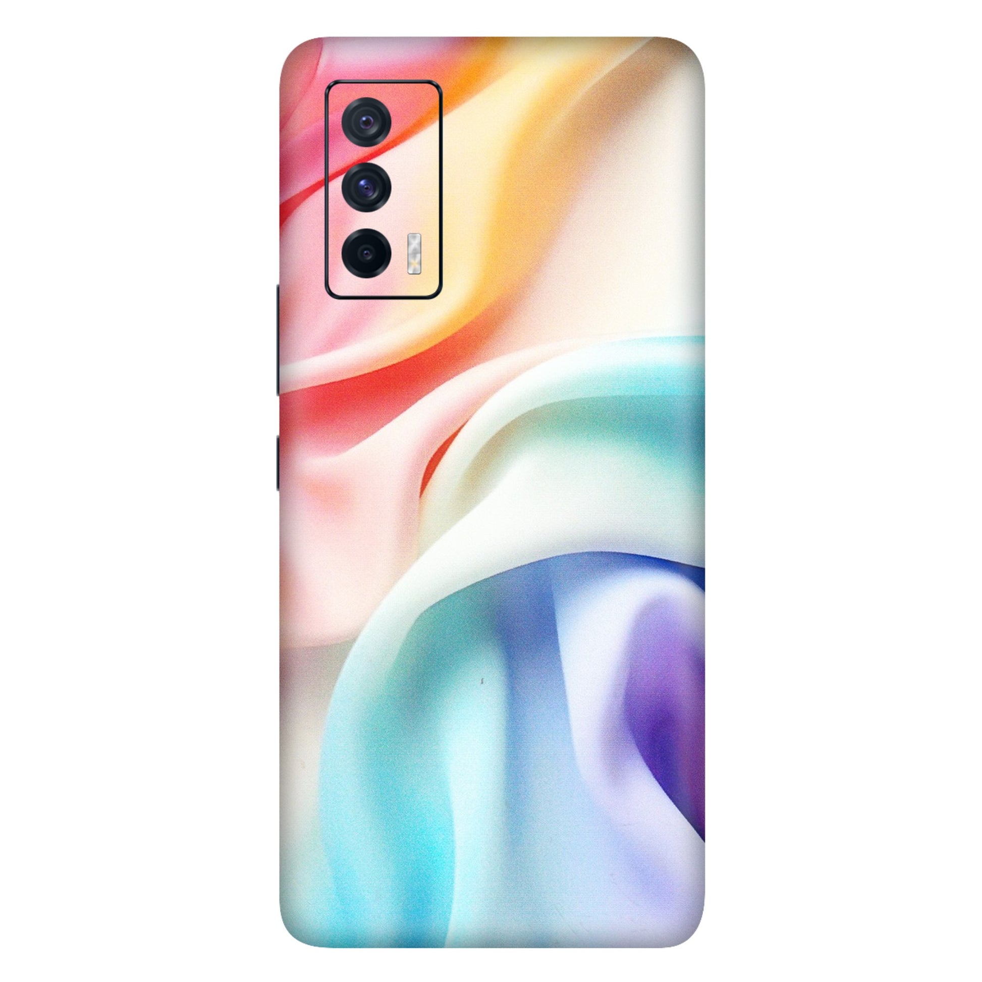 IQOO Phone Skins (All Models) - Colourful Silk Cloth - Matte Finish (M-165) IQOO 7