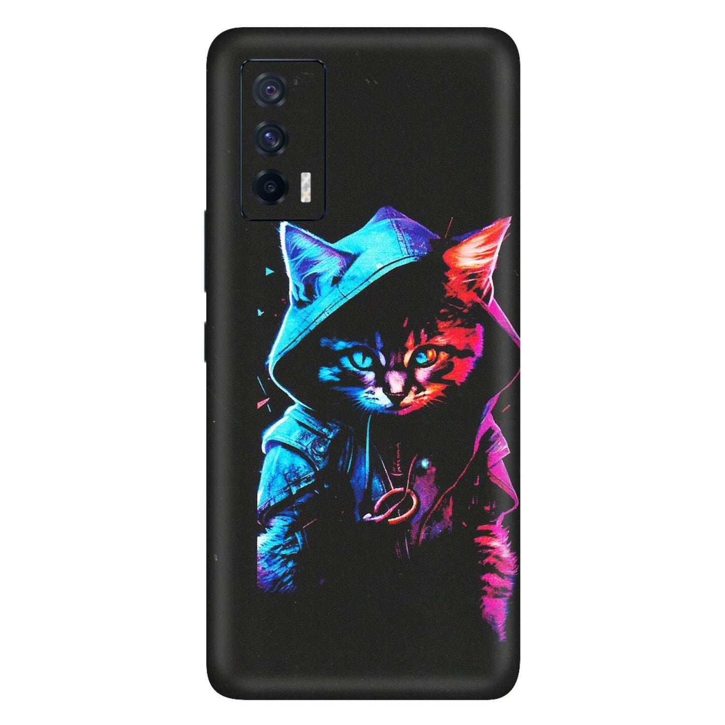 IQOO Phone Skins (All Models) - Cyberpunk Cat - Matte Finish (M-45) IQOO 7