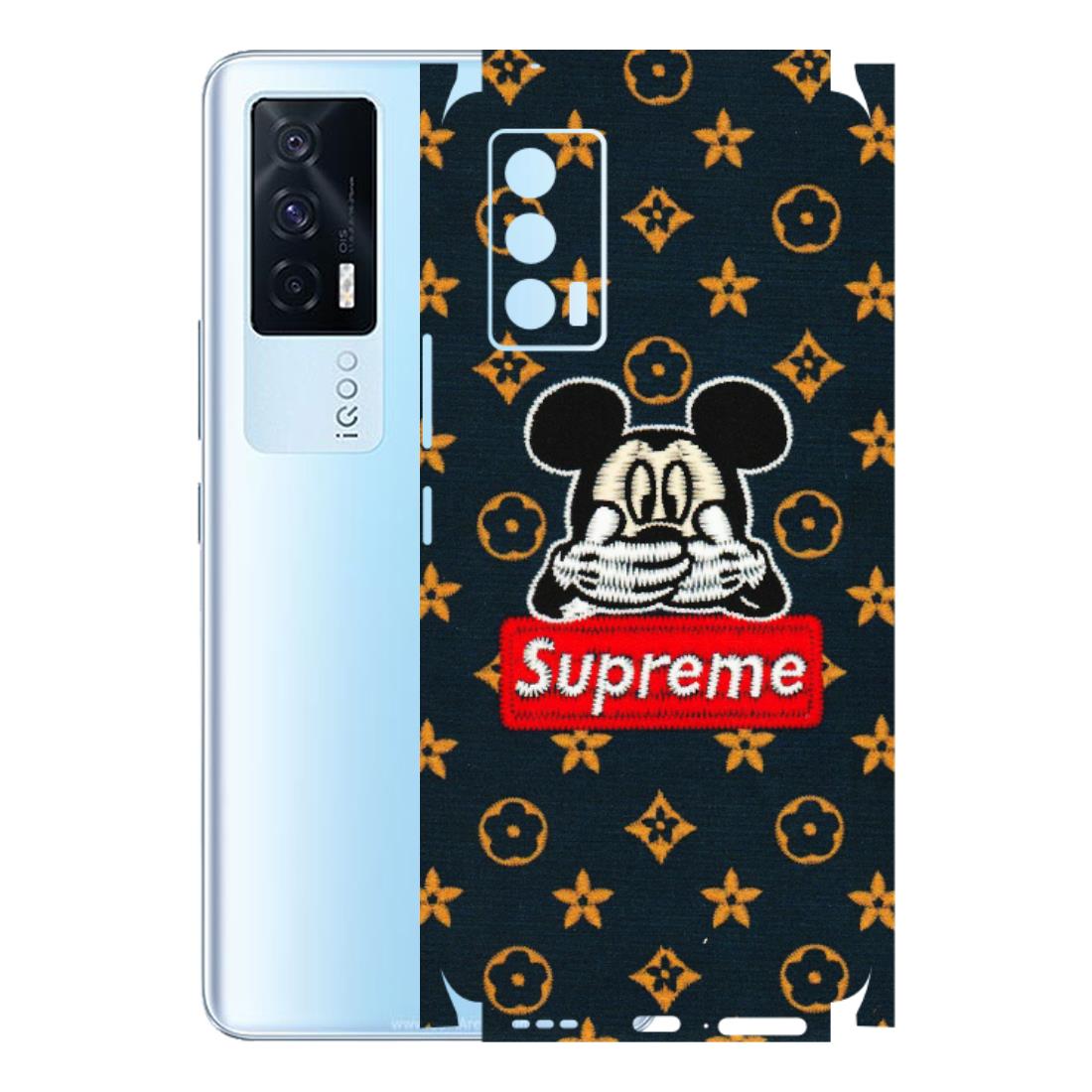IQOO Phone Skins (All Models) - Mickey Supreme - Matte Finish (M-83) IQOO 7