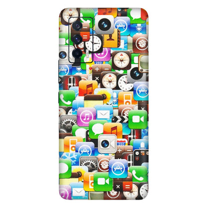 IQOO Phone Skins (All Models) - All Apple Icons - Matte Finish (M-93) IQOO 7