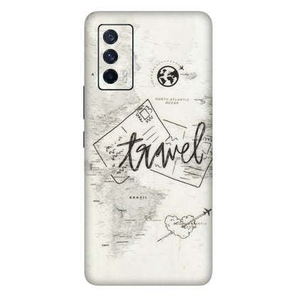 IQOO Phone Skins (All Models) - Travel Ticket - Transparent Finish (T-06) IQOO 7