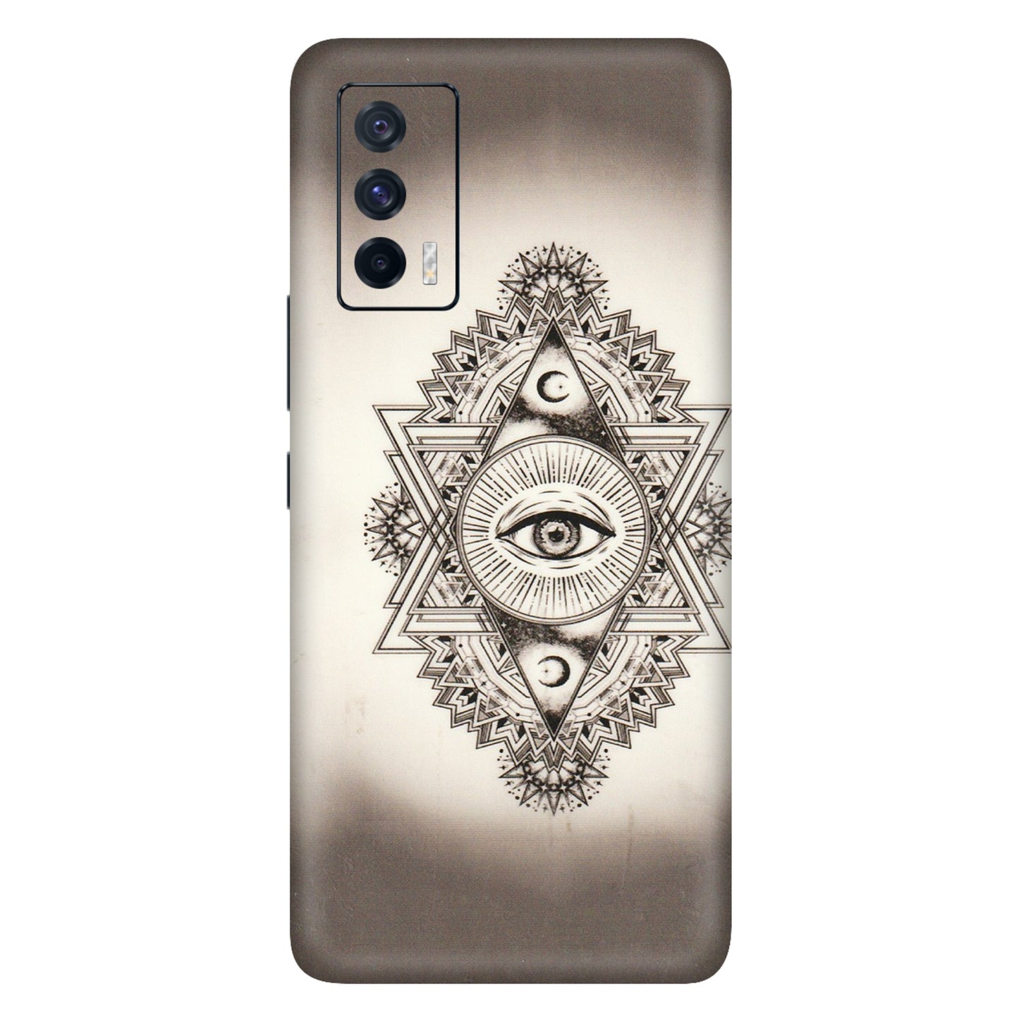 IQOO Phone Skins (All Models) - Illuminati Great Eye - Transparent Finish (T-14) IQOO 7