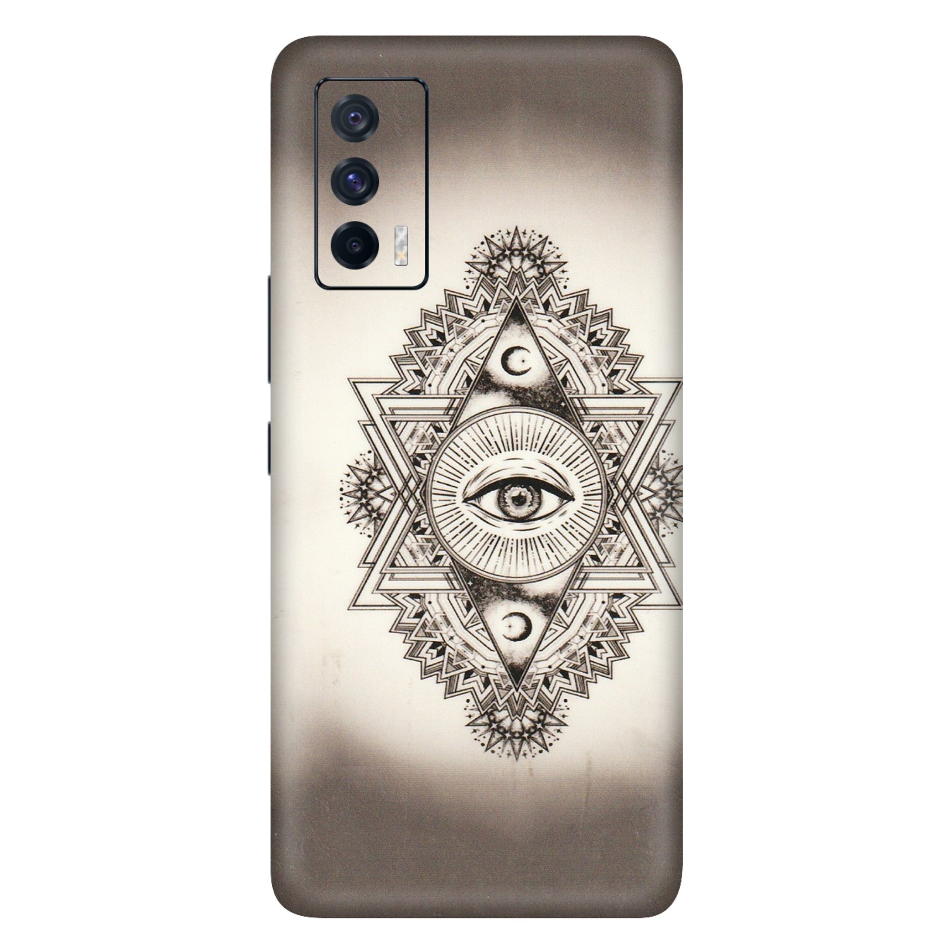 IQOO Phone Skins (All Models) - Illuminati Great Eye - Transparent Finish (T-14) IQOO 7