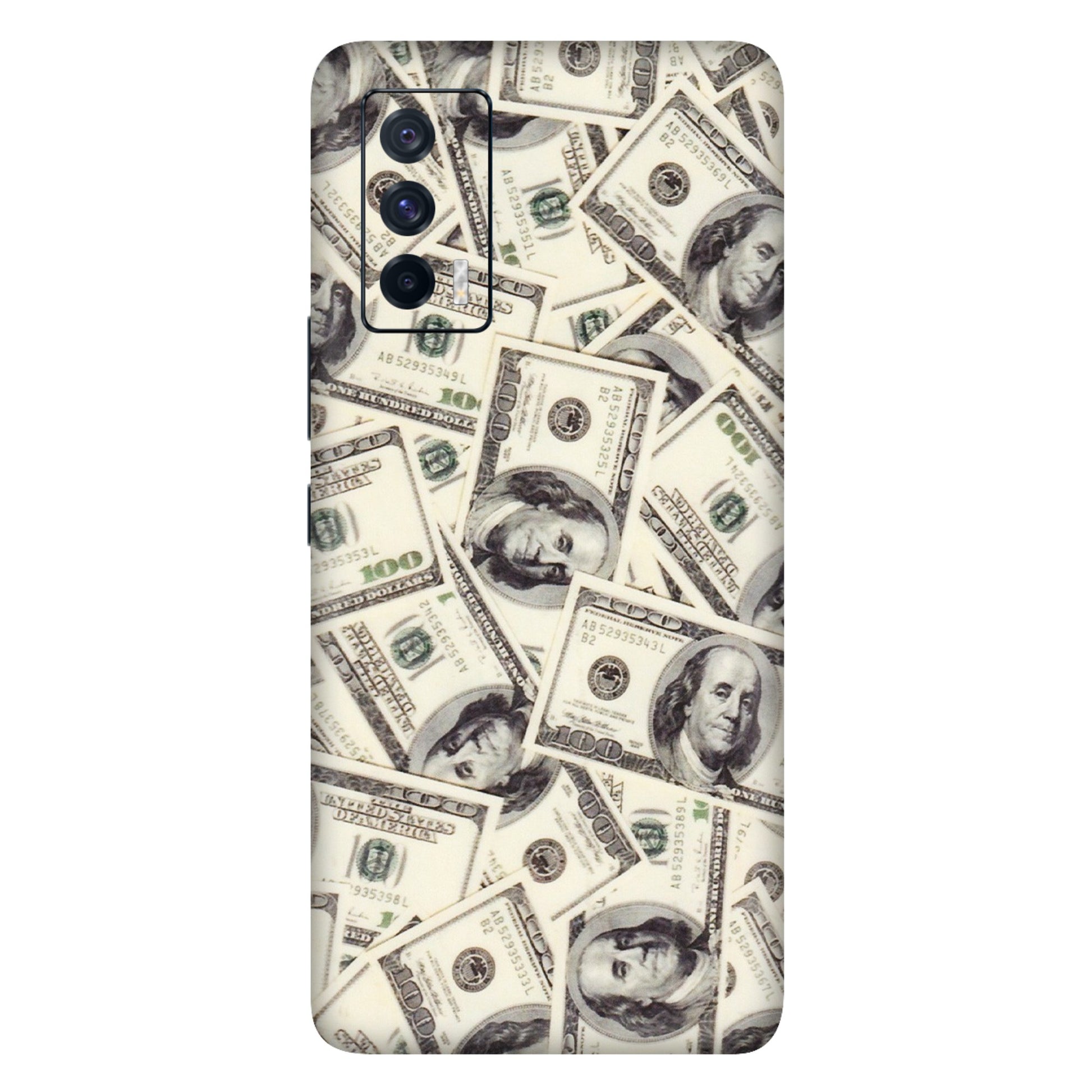 IQOO Phone Skins (All Models) - Dollar Lover - Transparent Finish (T-17) IQOO 7