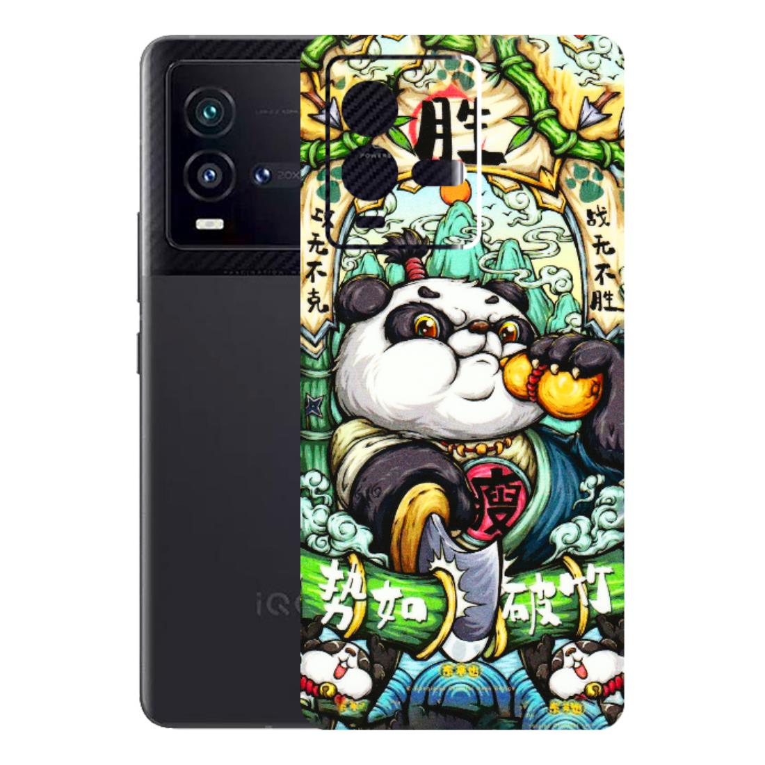 IQOO Phone Skins (All Models) - Royal Rich Panda - 3D Embossed Finish (L-170) IQOO 9T