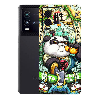 IQOO Phone Skins (All Models) - Royal Rich Panda - 3D Embossed Finish (L-170) IQOO 9T